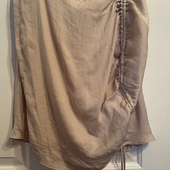 Naked Zebra MINDY MOCK NECK DRESS in Cream Color - Picture 4 of 6